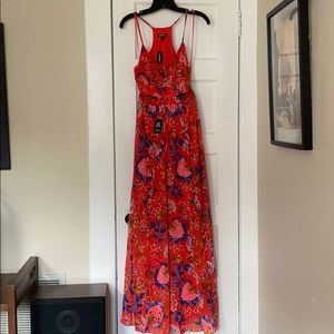 Express cut out maxi dress